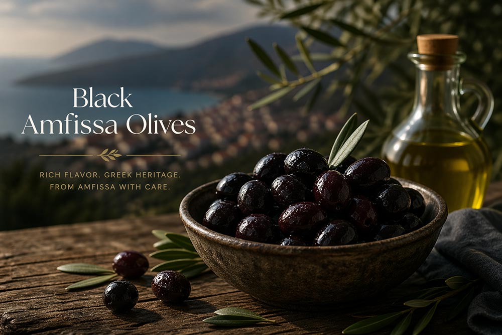 Black Amfissa Olives