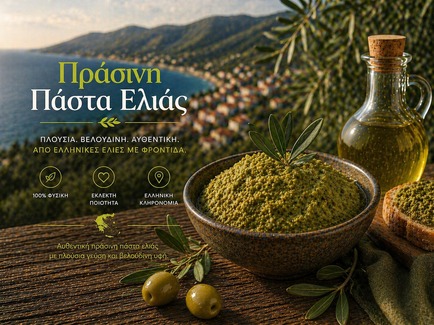 Πράσινη Πάστα Ελιάς